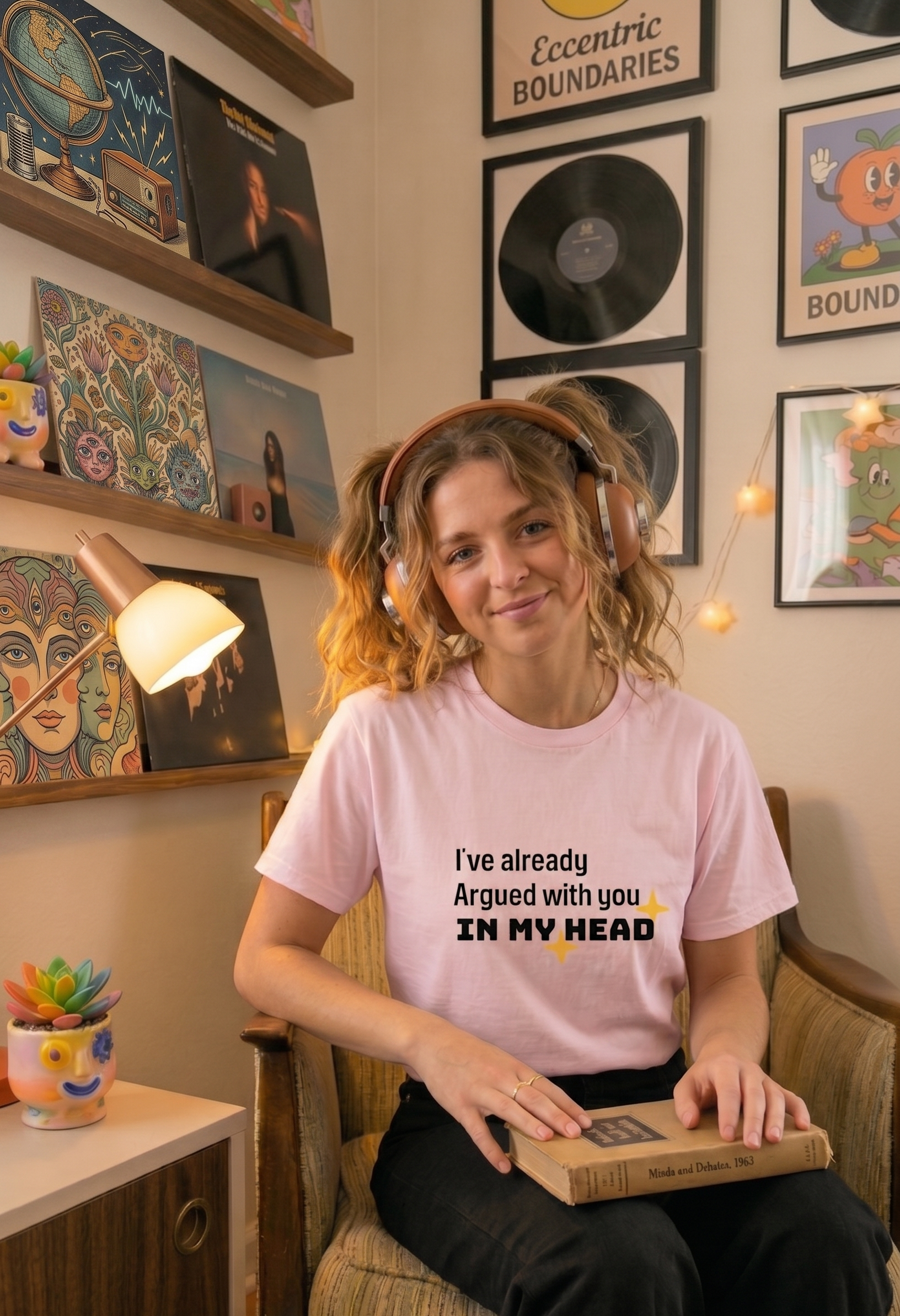 I've already argued with you in my head - Unisex garment-dyed heavyweight t-shirt