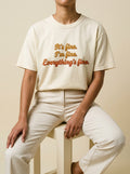 It's fine. I'm fine. Everything's fine - Unisex garment-dyed heavyweight t-shirt