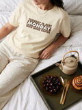 Tuesday is just Monday with more coffee - Unisex garment-dyed heavyweight t-shirt