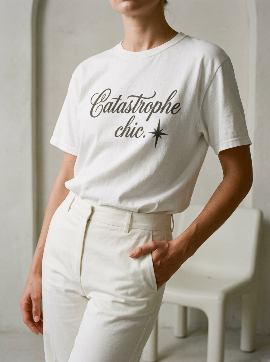 Catastrophe chic - Unisex garment-dyed heavyweight t-shirt