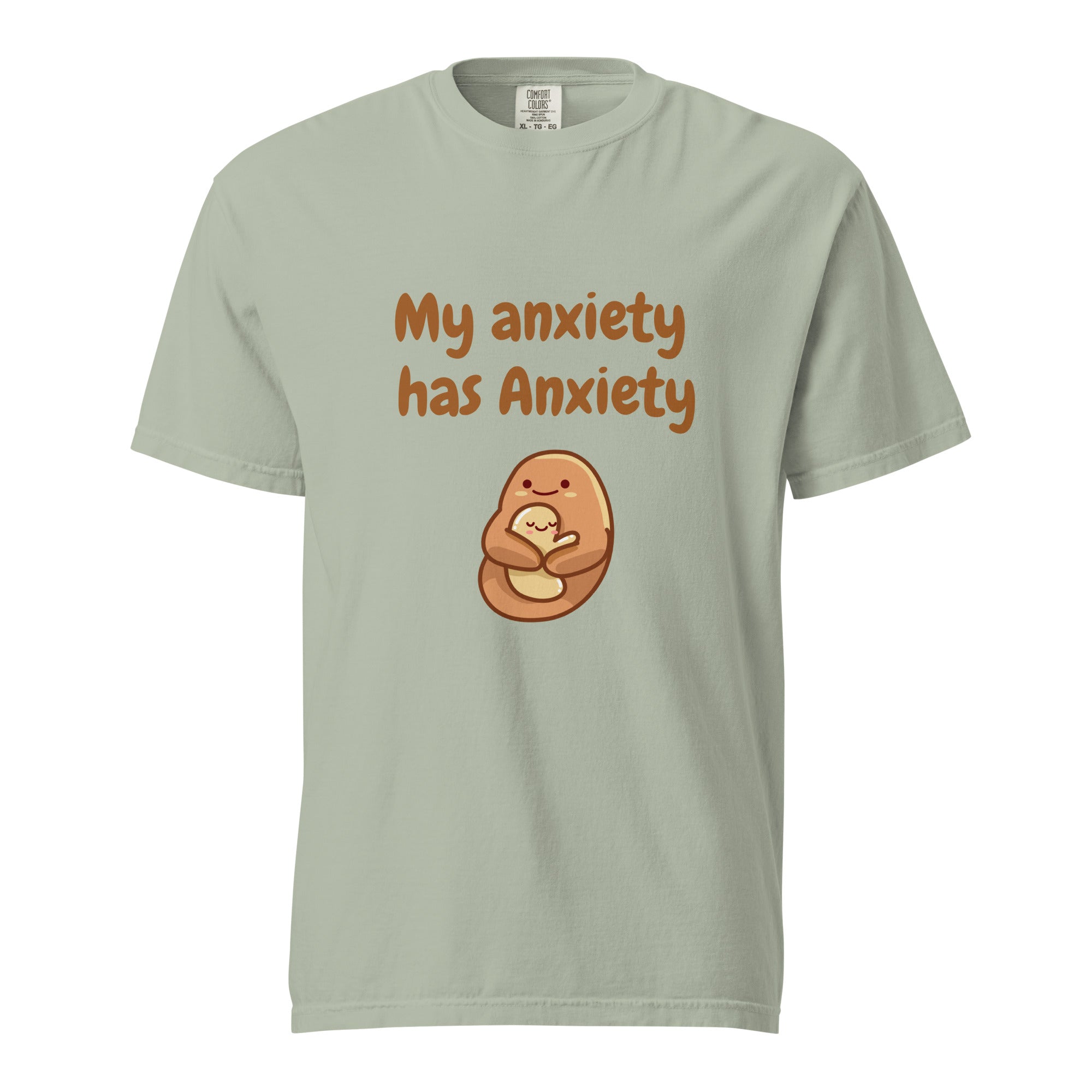 My anxiety has anxiety - Unisex garment-dyed heavyweight t-shirt
