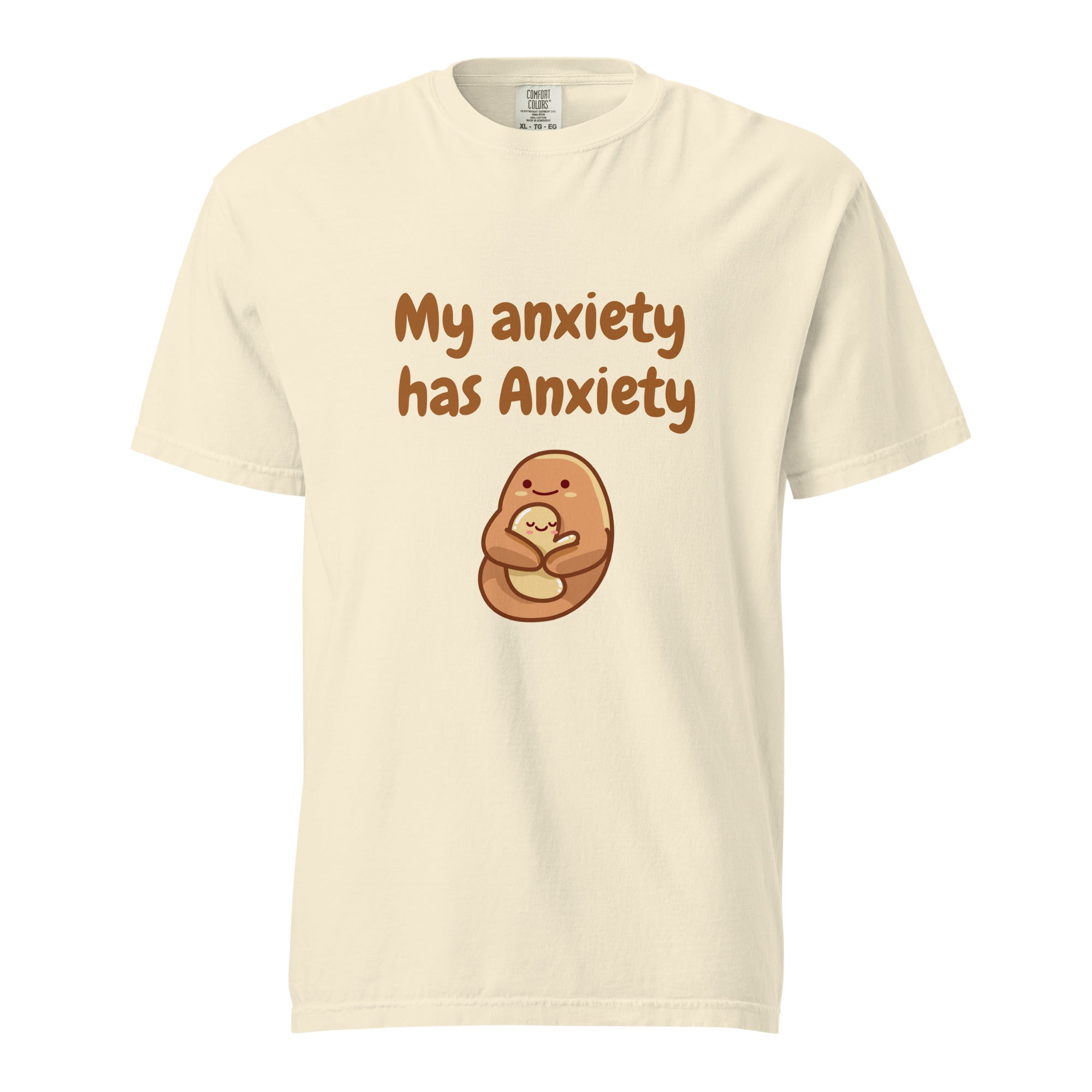 My anxiety has anxiety - Unisex garment-dyed heavyweight t-shirt