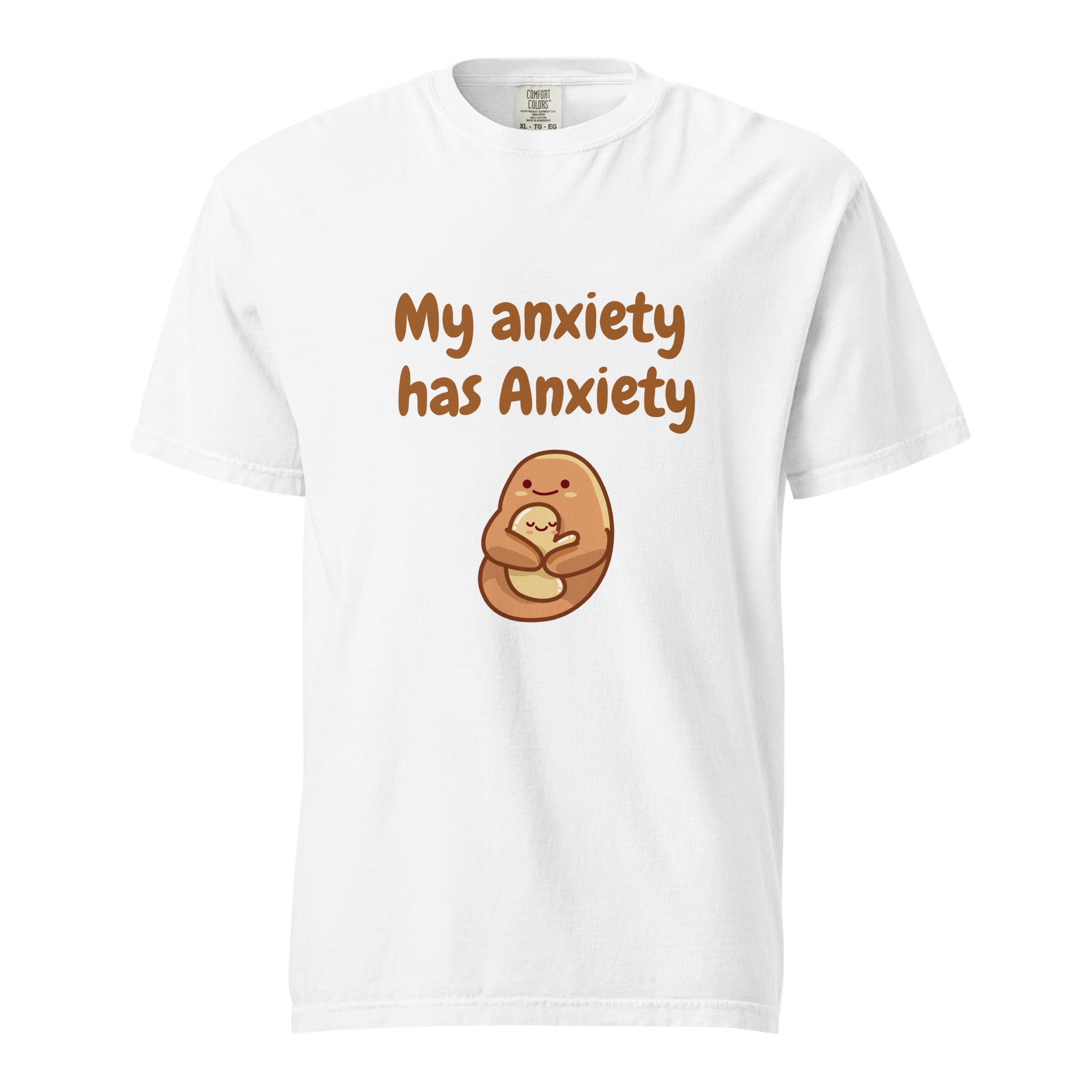 My anxiety has anxiety - Unisex garment-dyed heavyweight t-shirt